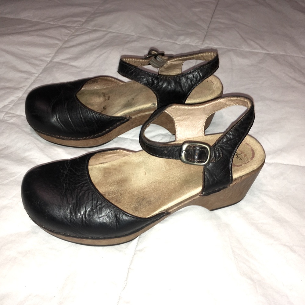 Dansko sandals, size 37, black